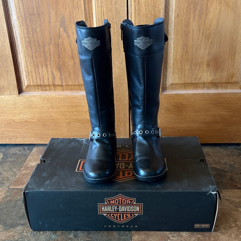 Harley-Davidson Black Riding Boots